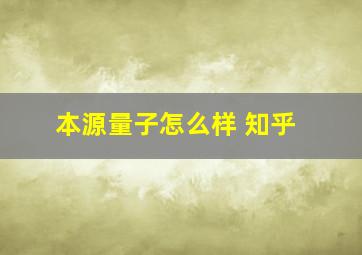 本源量子怎么样 知乎